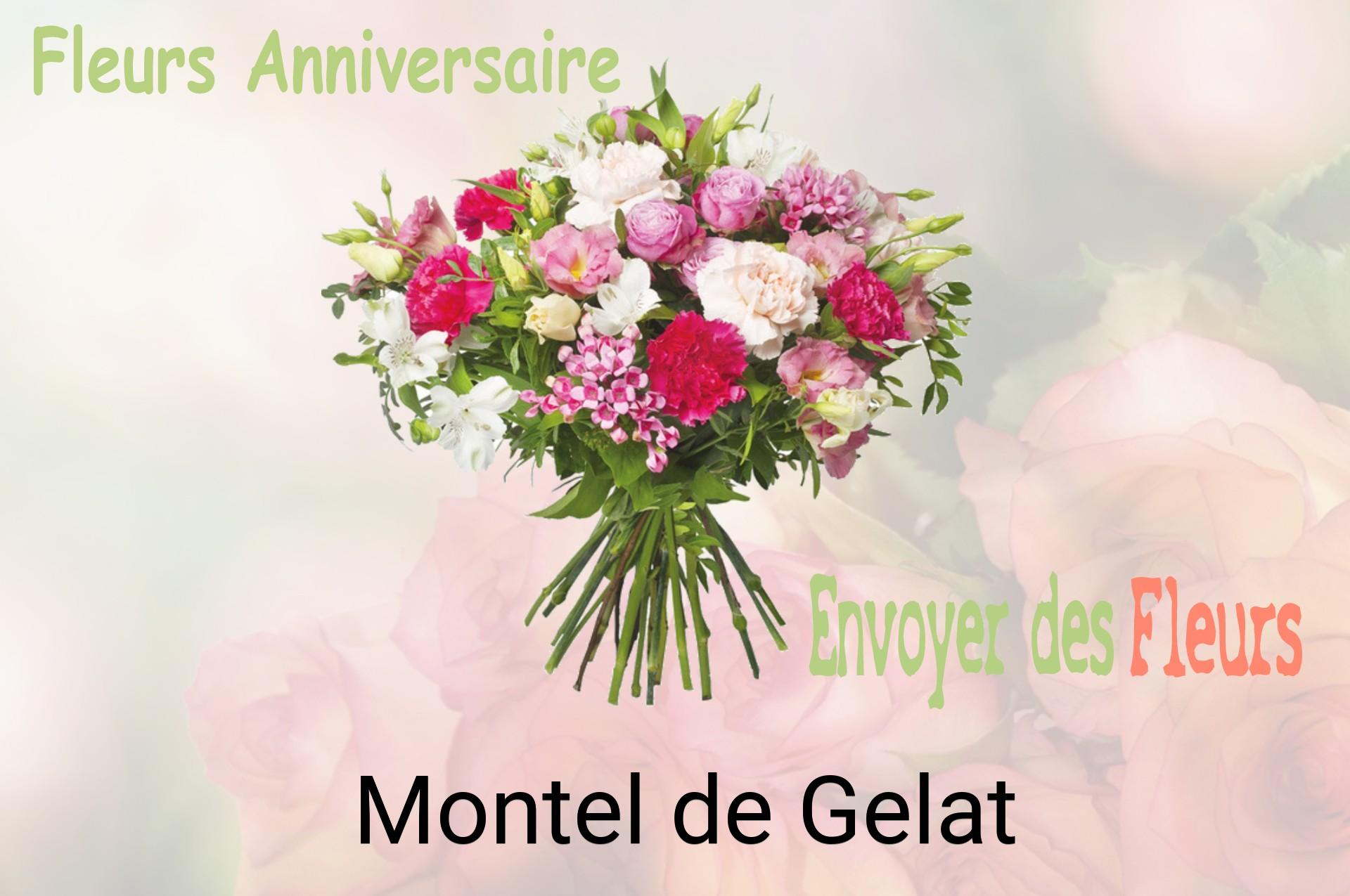 Bouquet de fleurs d’anniversaire livré à Montel-de-Gelat